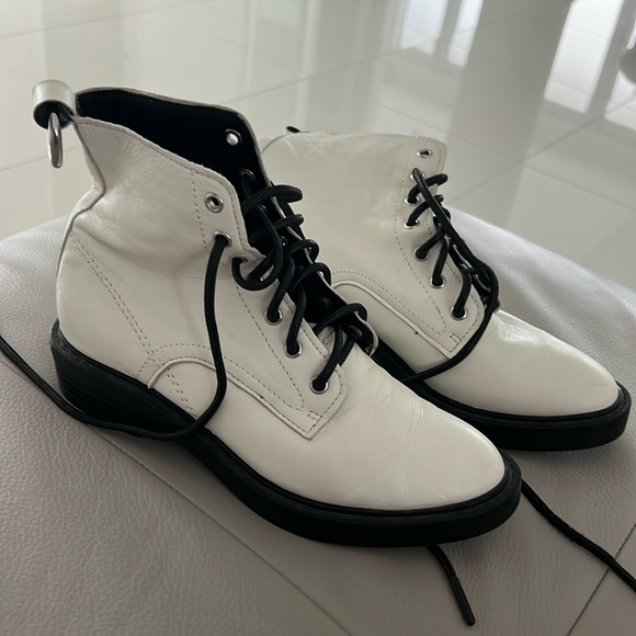 Dolce Vita Shoes - DOLCE VITA white combat boots Bootie Size 6.5 W